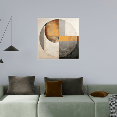 Circular frequencies - ArtDeco Canvas