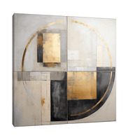 Circular frequencies ll - ArtDeco Canvas