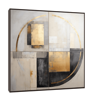 Circular frequencies ll - ArtDeco Canvas