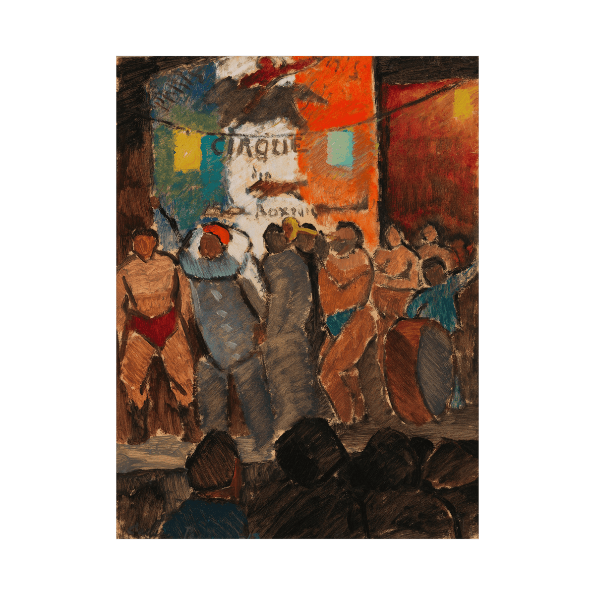 Circus in Paris, Alvar Cawén - ArtDeco Canvas