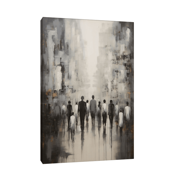 City by night - ArtDeco Canvas