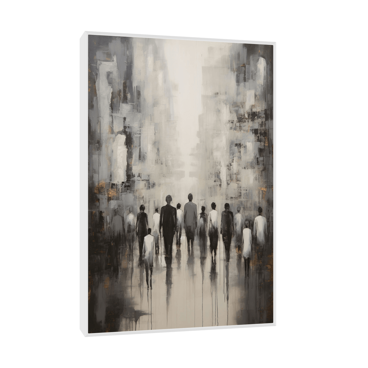 City by night - ArtDeco Canvas