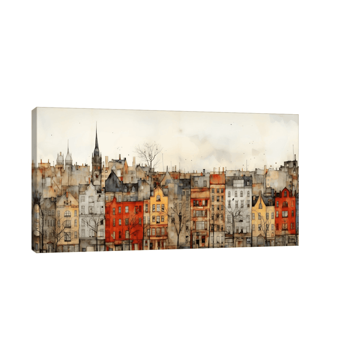 City panorama l - ArtDeco Canvas