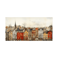 City panorama l - ArtDeco Canvas