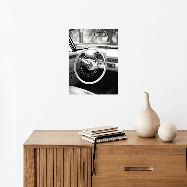 Classic car driver's seat - ArtDeco Canvas