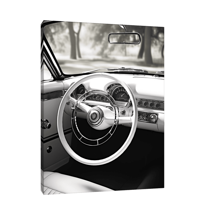 Classic car driver's seat - ArtDeco Canvas