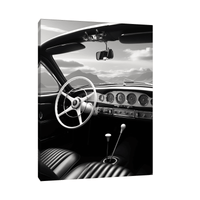 Classic car interior - ArtDeco Canvas