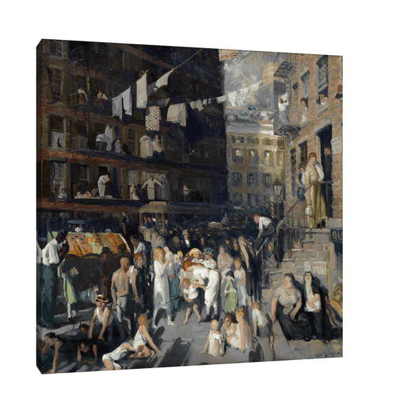 Cliff Dwellers, George Wesley Bellows - ArtDeco Canvas