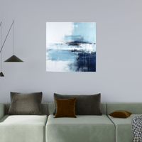 Cloudy day over the sea - ArtDeco Canvas