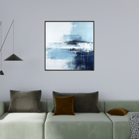 Cloudy day over the sea - ArtDeco Canvas