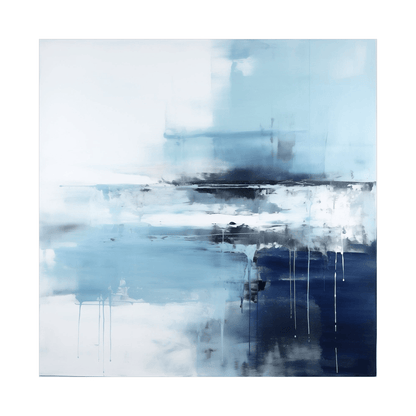 Cloudy day over the sea - ArtDeco Canvas