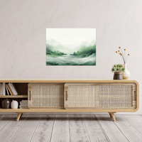 Cold misty morning - ArtDeco Canvas