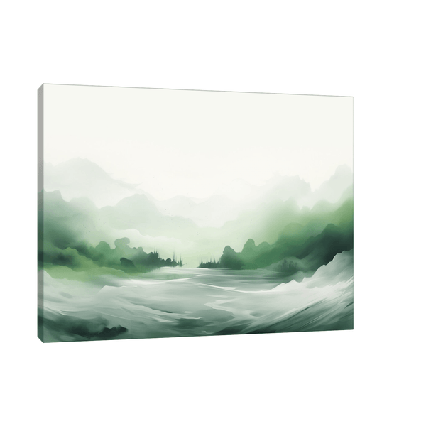 Cold misty morning - ArtDeco Canvas