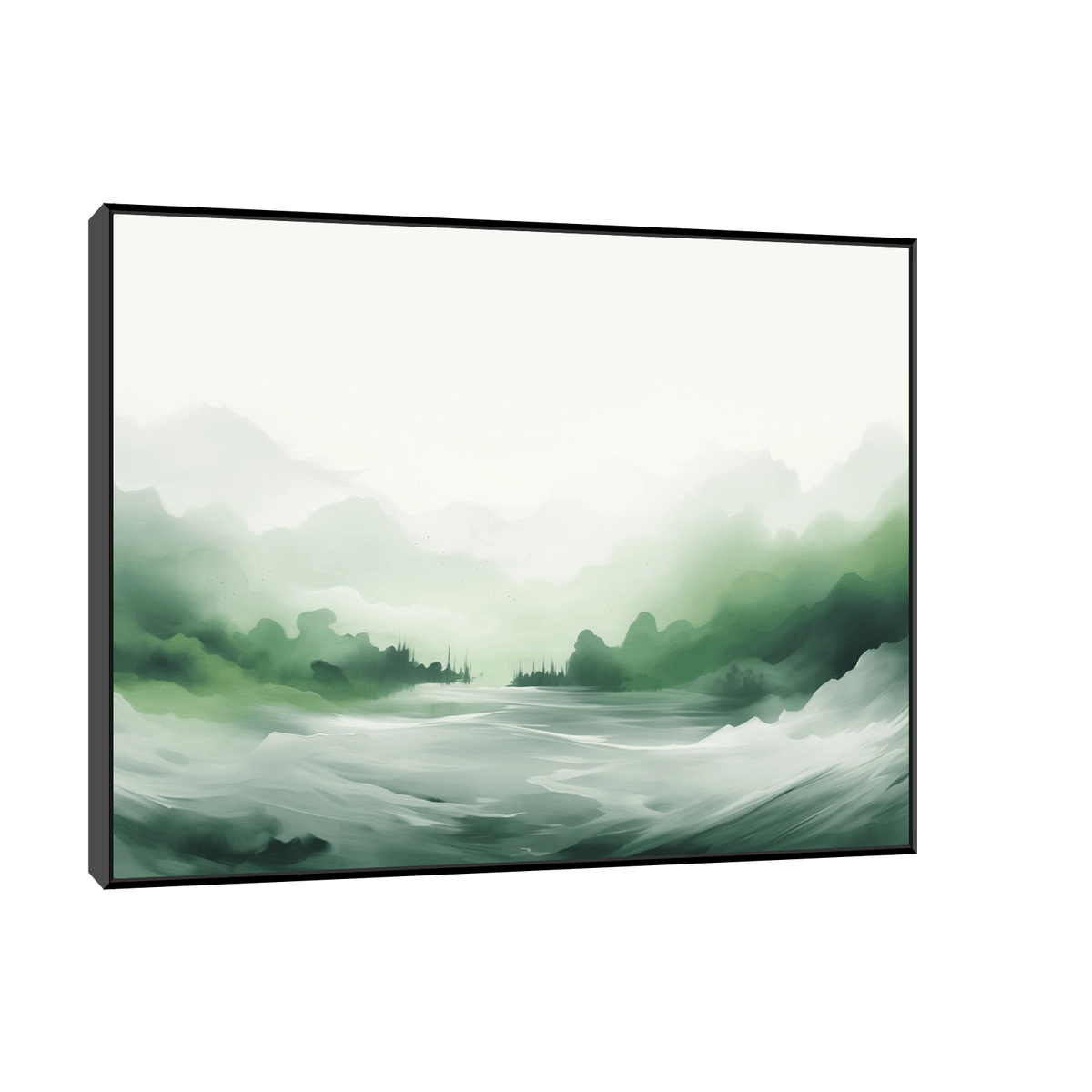 Cold misty morning - ArtDeco Canvas