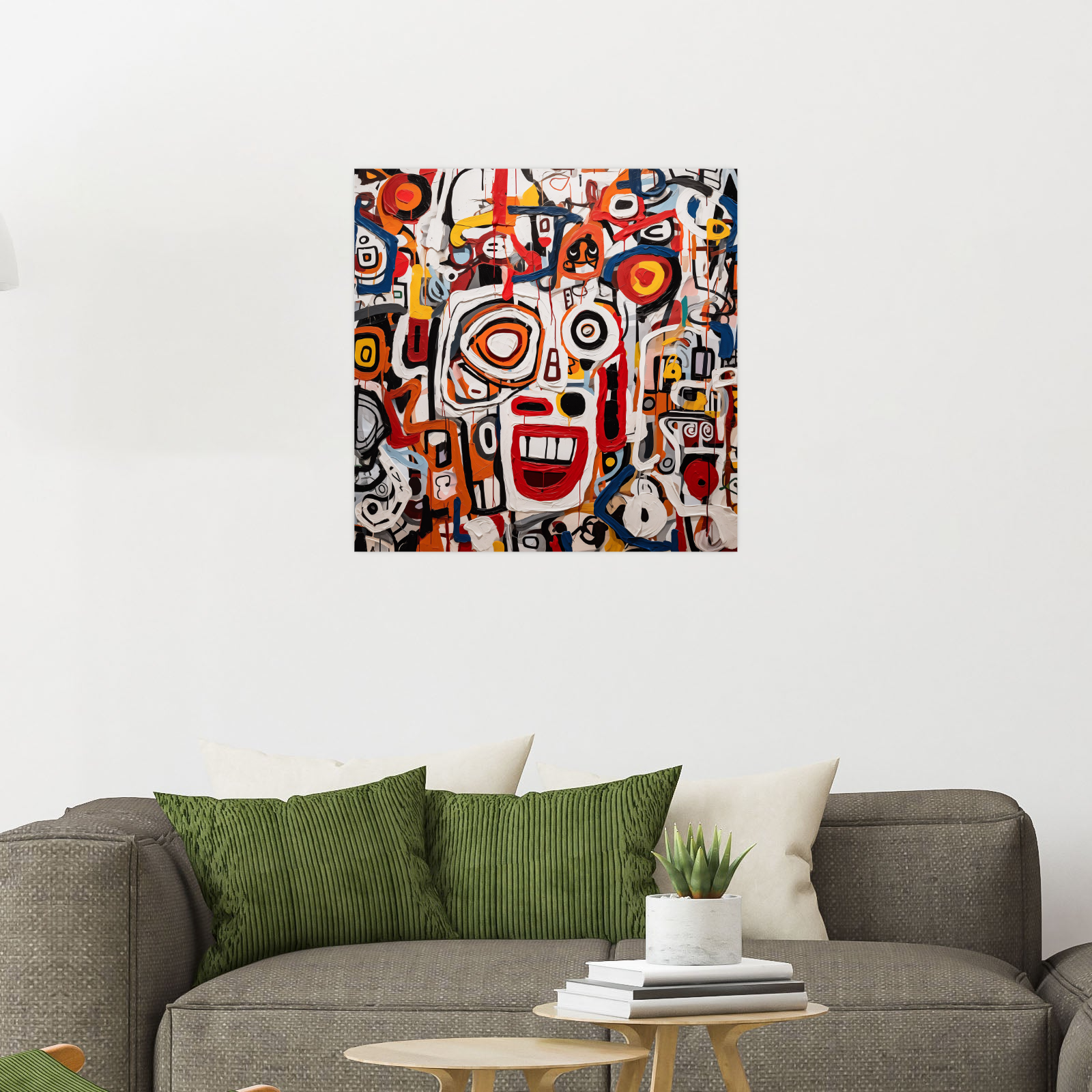 Color Chaos – Bold Abstract Wall Art
