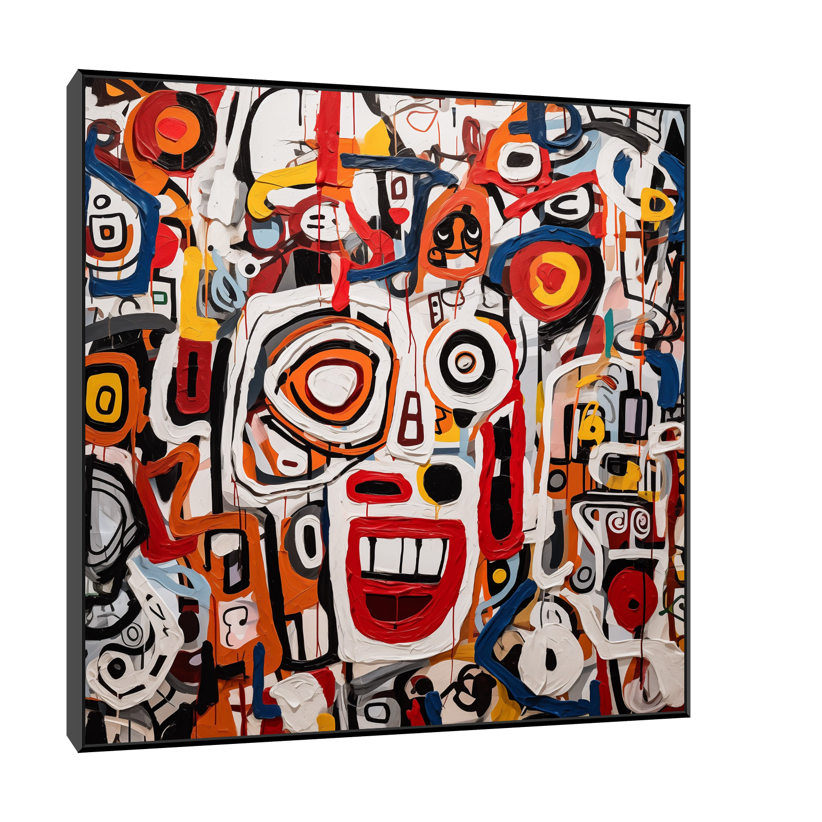 Color Chaos – Bold Abstract Wall Art