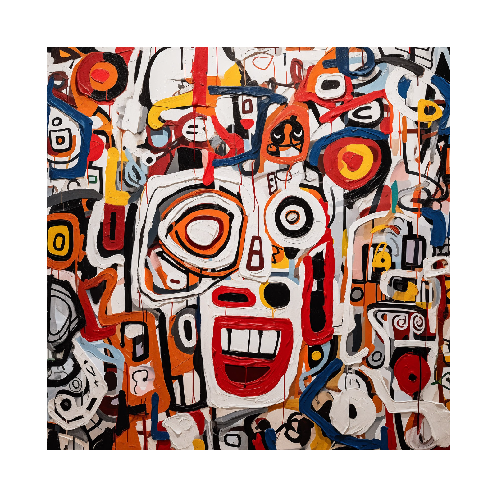Color Chaos – Bold Abstract Wall Art