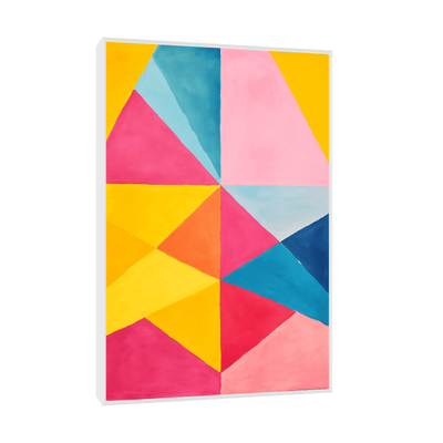 Colorful geometry - ArtDeco Canvas