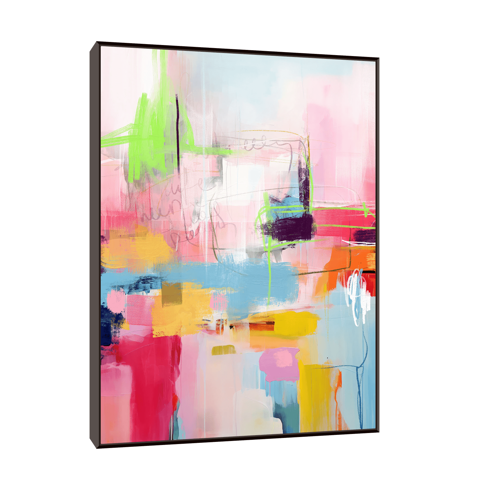 Colorful harmony - ArtDeco Canvas