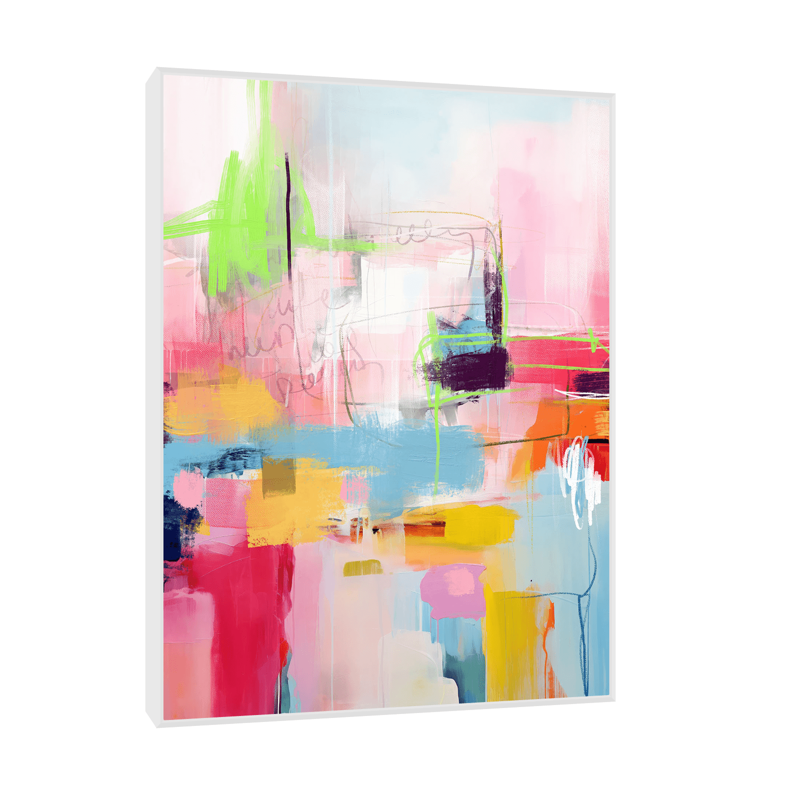 Colorful harmony - ArtDeco Canvas