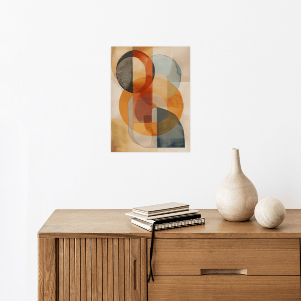 Colorful shapes - ArtDeco Canvas