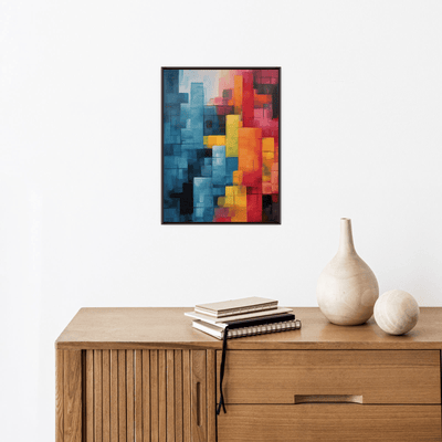 Colorful tetris ll - ArtDeco Canvas