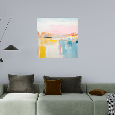 Colorful wall - ArtDeco Canvas