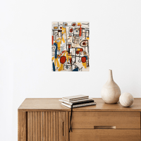 Colourful harmony - ArtDeco Canvas