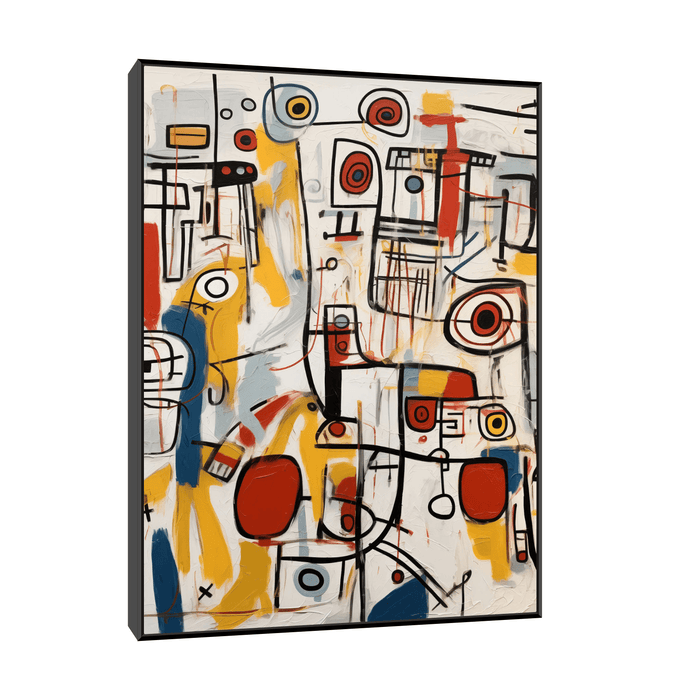 Colourful harmony - ArtDeco Canvas