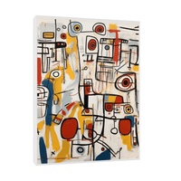 Colourful harmony - ArtDeco Canvas