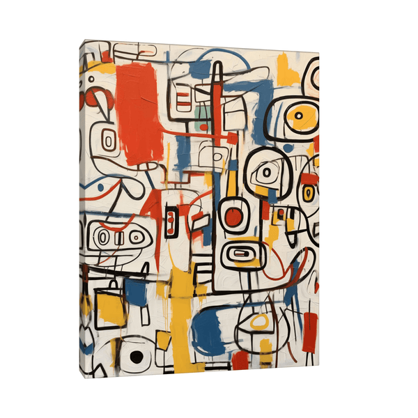 Colourful harmony II - ArtDeco Canvas