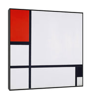 Composition No. I, with Red and Black, Piet Mondrian - ArtDeco Canvas