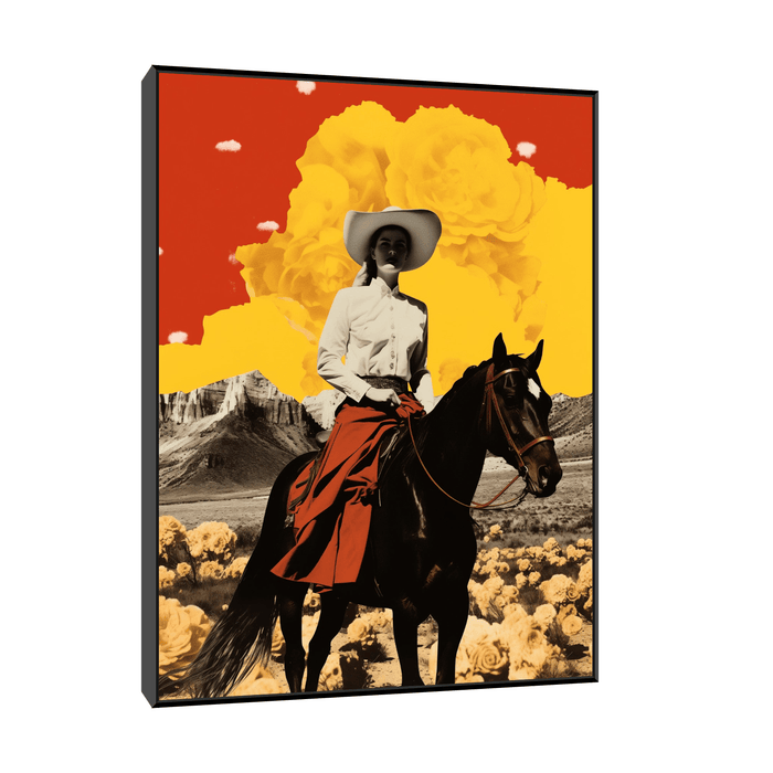 Cowgirl - ArtDeco Canvas