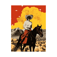 Cowgirl - ArtDeco Canvas