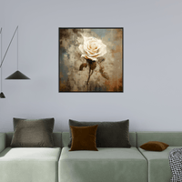 Creamy rose - ArtDeco Canvas