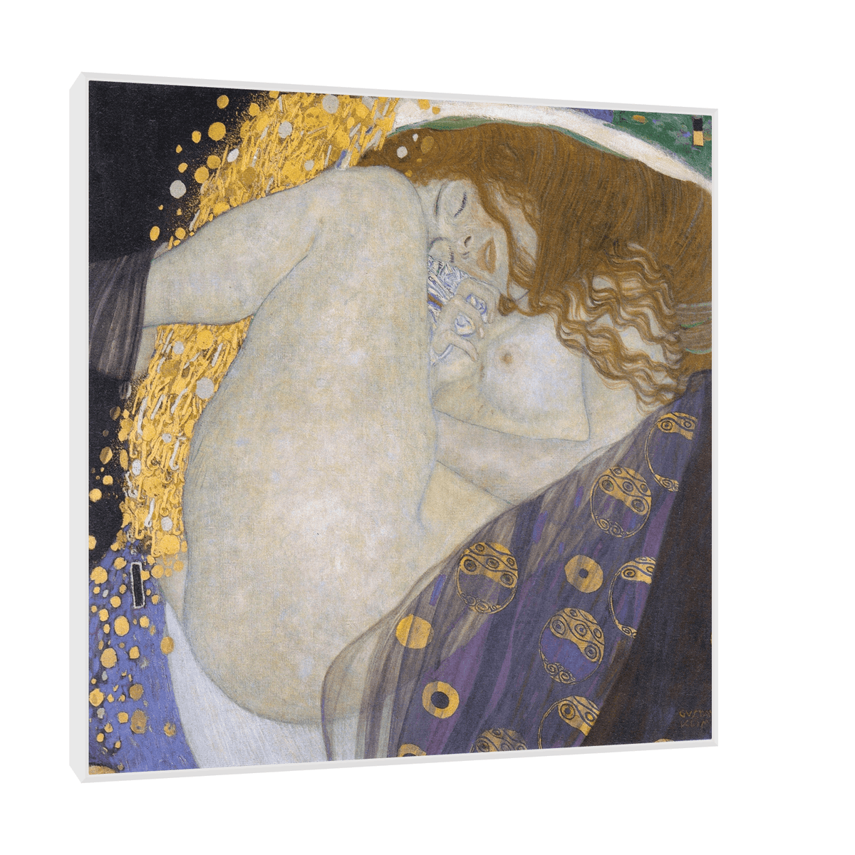 Danae, Gustav Klimt - ArtDeco Canvas