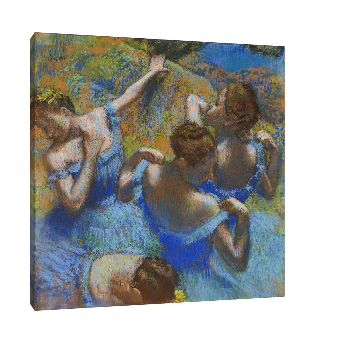 Dancers in Blue, Edgar Degas - ArtDeco Canvas