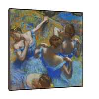 Dancers in Blue, Edgar Degas - ArtDeco Canvas