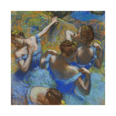 Dancers in Blue, Edgar Degas - ArtDeco Canvas