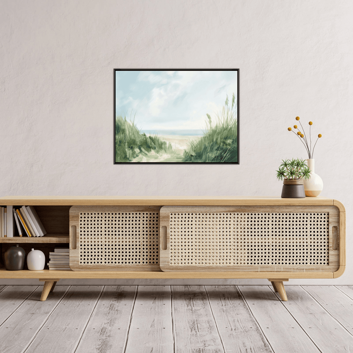 Day at the beach - ArtDeco Canvas