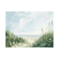 Day at the beach - ArtDeco Canvas