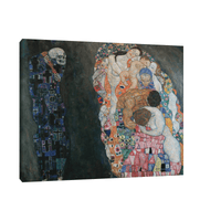 Death and Life, Gustav Klimt - ArtDeco Canvas