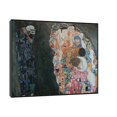 Death and Life, Gustav Klimt - ArtDeco Canvas