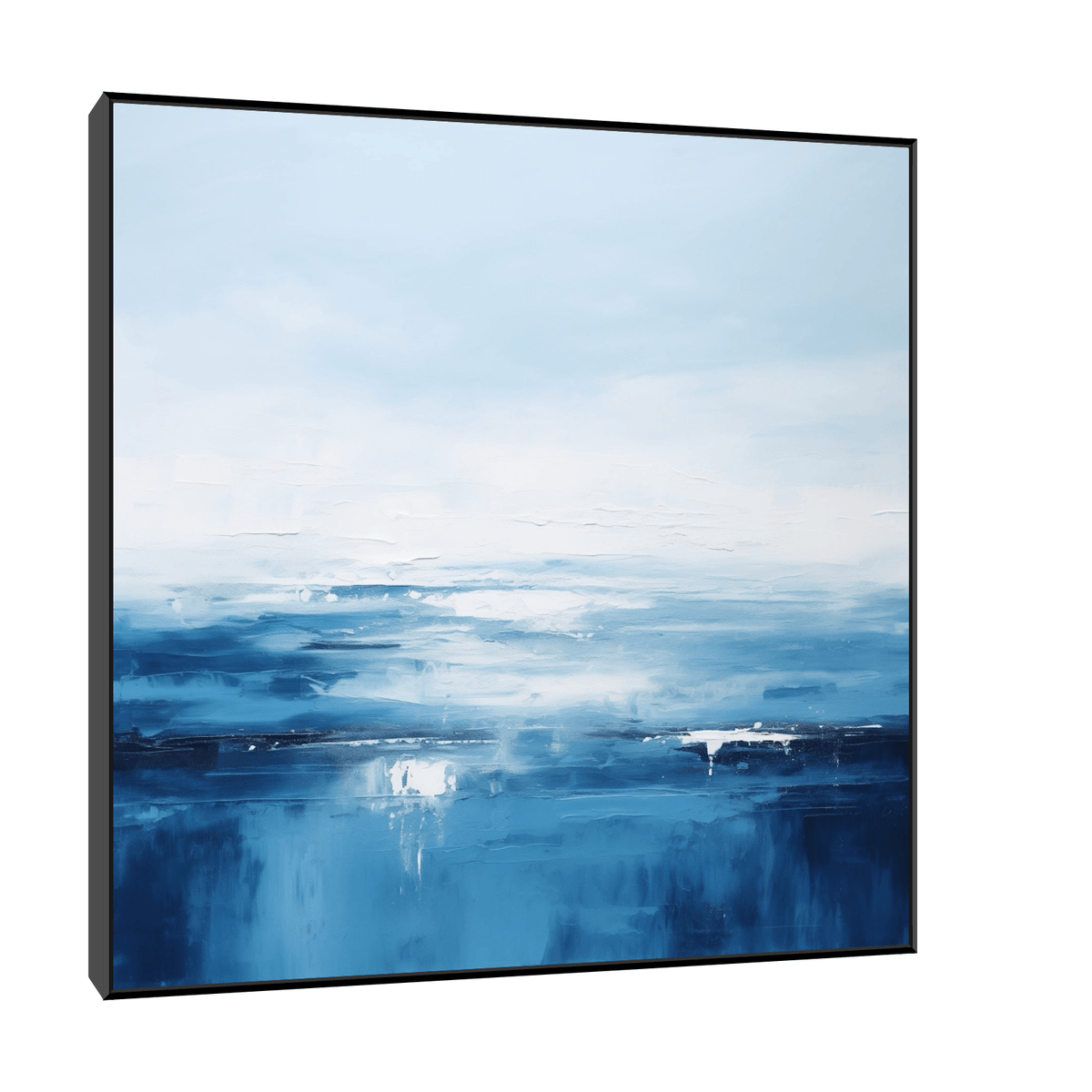 Deep blue ocean - ArtDeco Canvas