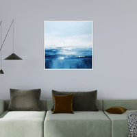 Deep blue ocean - ArtDeco Canvas