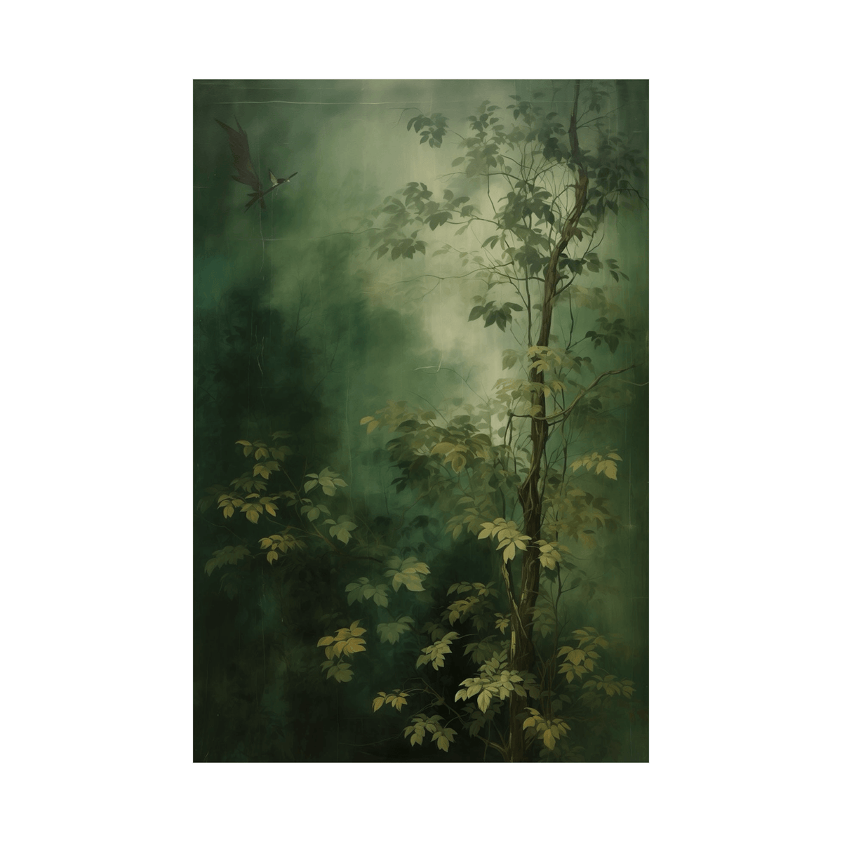 Deep forest - ArtDeco Canvas