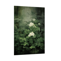 Deep forest floral scene - ArtDeco Canvas