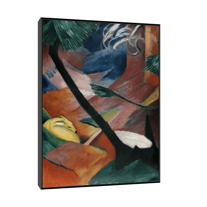 Deer in the Forest II, Franz Marc - ArtDeco Canvas