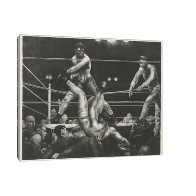Dempsey And Firpo, George Wesley Bellows - ArtDeco Canvas