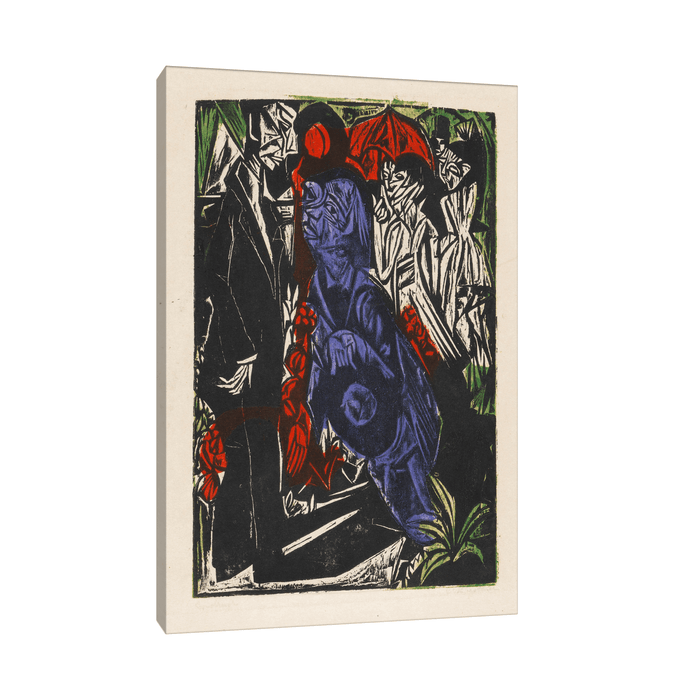 Der Verkauf des Schattens, Ernst Ludwig Kirchner - ArtDeco Canvas